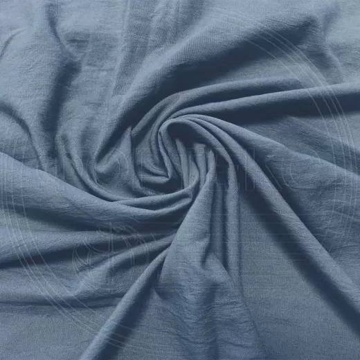 Микрофибра мятая 5BJ-Moonlight Blue 18-4027 C синий