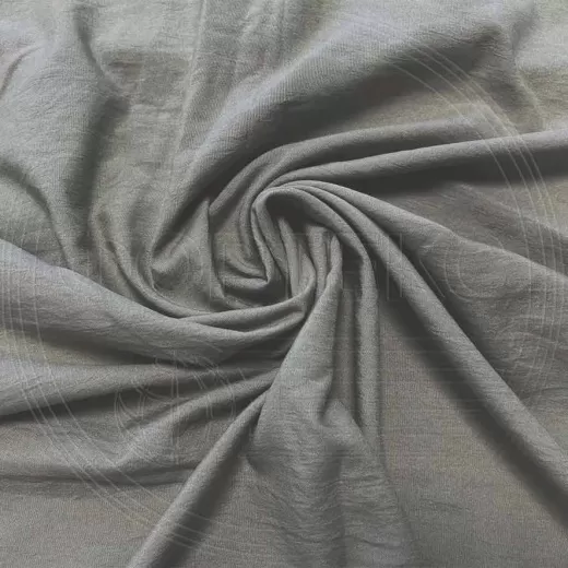 Микрофайбер мятый 5JG-Cloudburst пантон 17-1502 C серого цвета