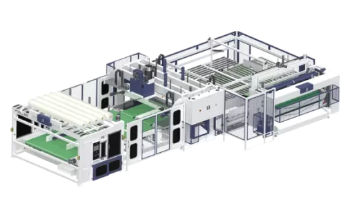 4-х секционная упаковочная линия