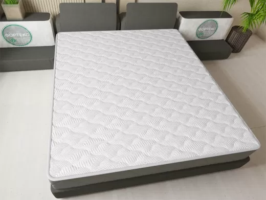 Трикотажное полотно ST 022-2-0-280 FS вид на матрасе