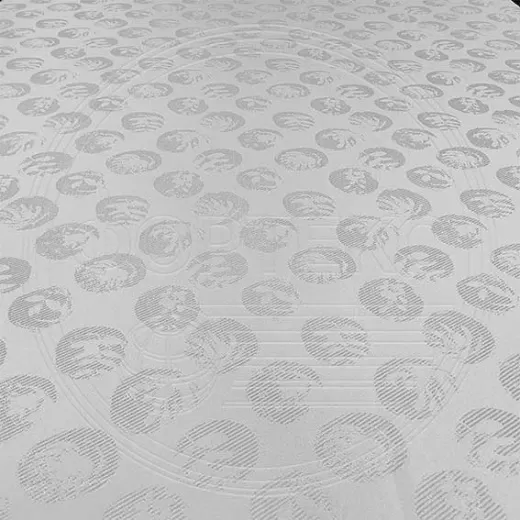 Матрасная ткань CIRCLE white