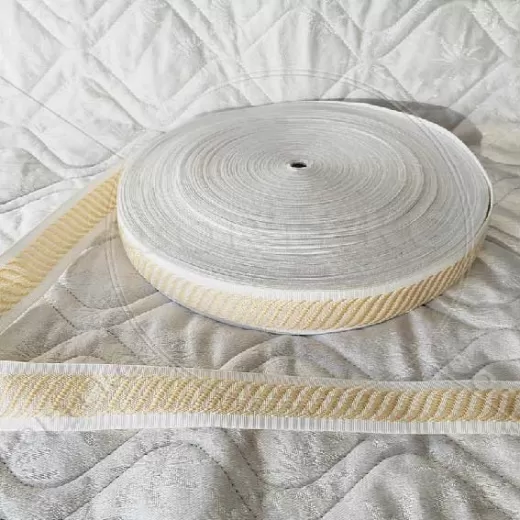 Лента окантовочная цветная ОУ 6.4 золотая