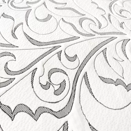 Матрасные комплектующие Матрасные ткани Трикотаж Трикотаж F061 бело-черный купить ОПТОМ Фортекс