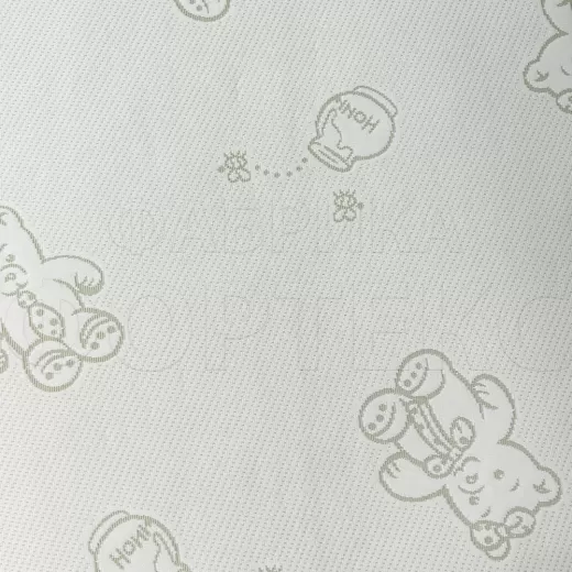 Матрасные комплектующие Матрасные ткани Трикотаж Трикотаж X4090 бело-зеленый купить ОПТОМ Фортекс