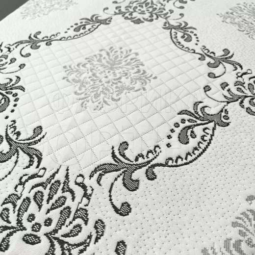 Матрасные комплектующие Матрасные ткани Трикотаж Матрасная ткань Верона X3478 черно-белый купить ОПТОМ Фортекс