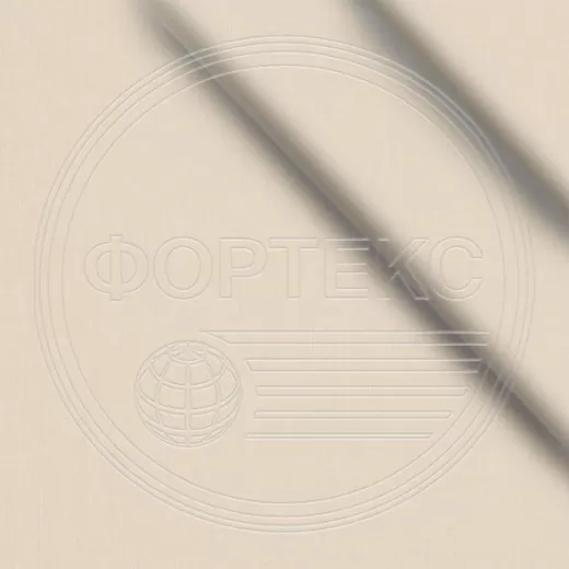 Ткань Тик хлопок однотонный 39-Creme Brulee оттенки бежевого, без рисунка