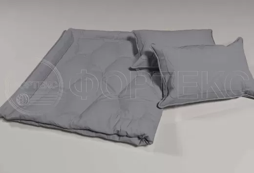 Поликоттон однотонный 01-Grey 16-3850 без рисунка