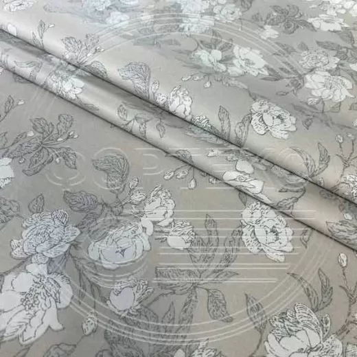 Ткань Тик набивной A19-5601 grayA19-5601 grey