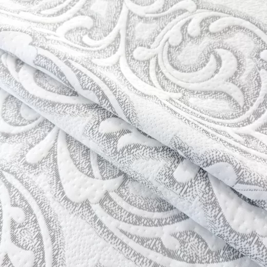 Матрасные комплектующие Матрасные ткани Трикотаж Трикотаж ESSOYES бело-серый купить ОПТОМ Фортекс