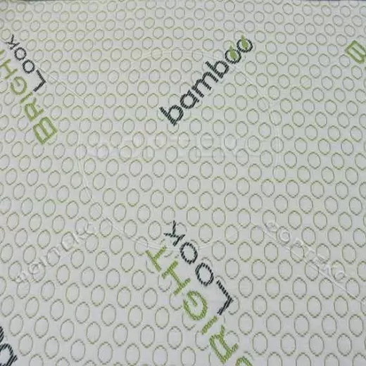 Трикотажное полотно Bright Look белого цвета с тематическим контрастным узором