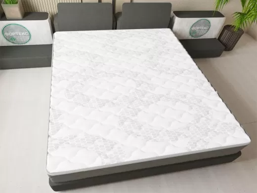 Трикотаж Фабрики Матрасная ткань ST 060-S White-P-260 FS купить ОПТОМ Фортекс