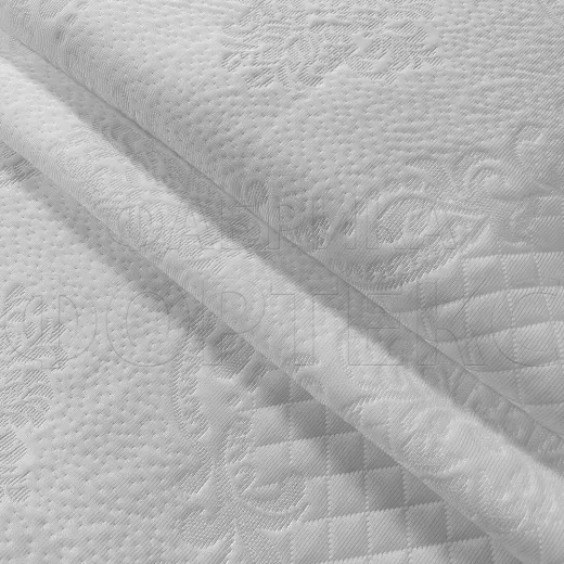 Матрасные комплектующие Матрасные ткани Трикотаж Матрасная ткань Верона X3478 белый купить ОПТОМ Фортекс