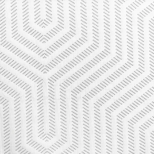 Трикотажное полотно ST 022-2-0-280 FS белый цвет, геометрия