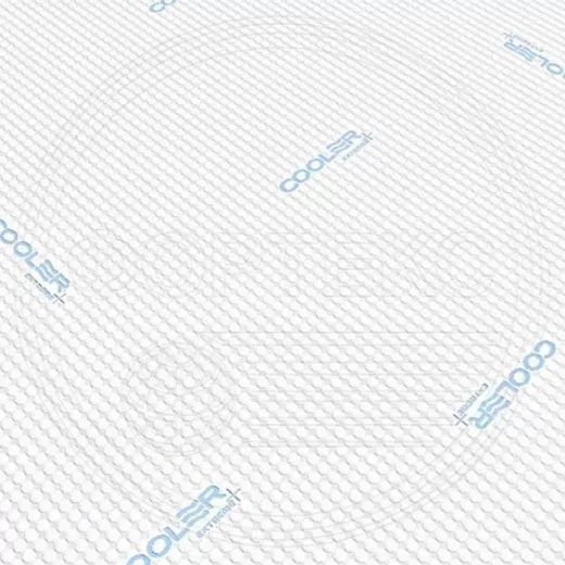 Трикотажное полотно MINI COOLER BUBBLE-234888 белого цвета с тематическим дизайном