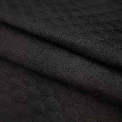 Матрасные комплектующие Матрасные ткани Ткани АКВАСТОП Матрасная ткань Соты X3174 черный TPU купить ОПТОМ Фортекс