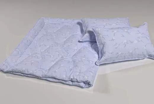 Ткань Тик хлопок набивной 39-99 blue сакура, интерьер