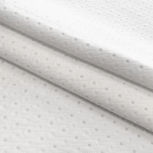 Матрасные комплектующие Матрасные ткани Трикотаж Трикотаж X117 бело-серебряный купить ОПТОМ Фортекс