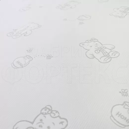 Матрасные комплектующие Матрасные ткани Трикотаж Трикотаж X4090 бело-синий купить ОПТОМ Фортекс