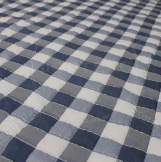 Матрасная ткань Z19149-40 BLUE border