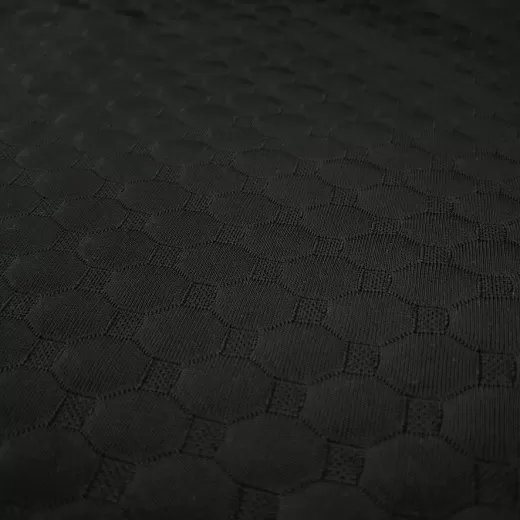 Матрасные комплектующие Матрасные ткани Ткани АКВАСТОП Матрасная ткань Соты X3174 черный TPU купить ОПТОМ Фортекс