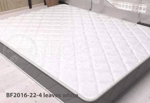 Ткань жаккард полиэстер для матраса BF2016-22-4 leaves white