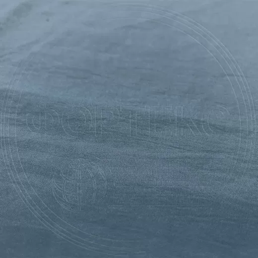 Микрофибра мятая 5BJ-Moonlight Blue 18-4027 C синяя для постельного белья