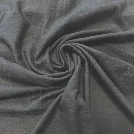 Микрофайбер мятый 5BJ-Charcoal Gray 18-0601 C темно-серого цвета