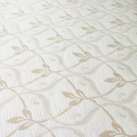 Матрасные комплектующие Матрасные ткани Трикотаж Трикотаж F024 бежево-белый купить ОПТОМ Фортекс