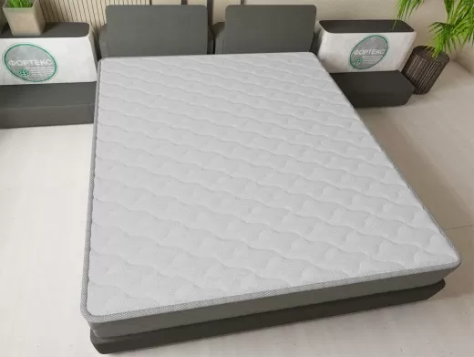 Матрасные комплектующие Матрасные ткани Трикотаж Трикотаж O215 бело-серый купить ОПТОМ Фортекс