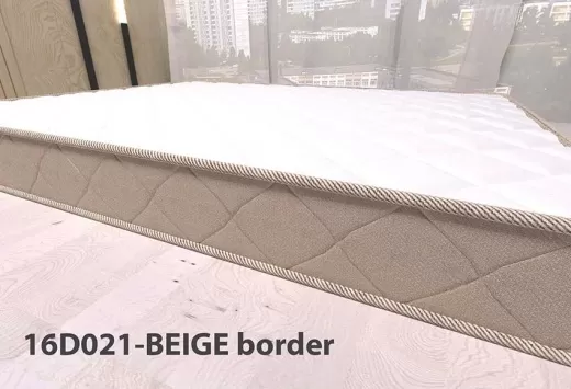 Ткань для боковой части матраса 16D021-BEIGE border