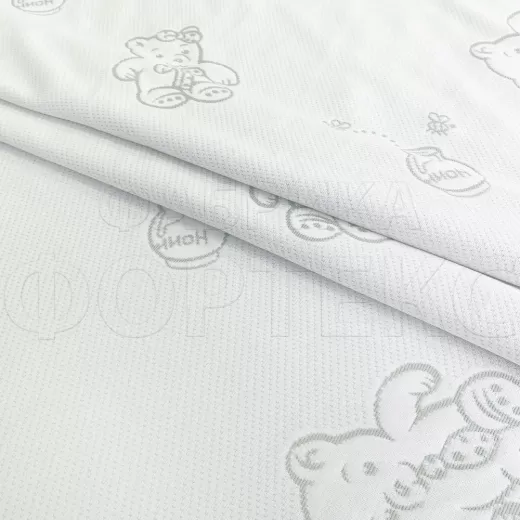 Матрасные комплектующие Матрасные ткани Трикотаж Трикотаж X4090 бело-синий купить ОПТОМ Фортекс