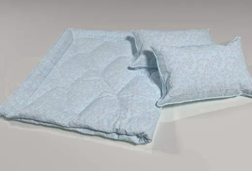 Ткани для постельного белья оптом Поликоттон 019-007 blue купить ОПТОМ Фортекс