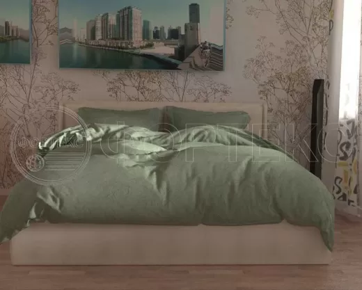 Вареный хлопок 79W-Aspen Green 17-0215 интерьер