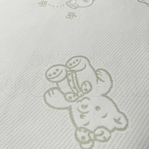 Матрасные комплектующие Матрасные ткани Трикотаж Трикотаж X4090 бело-зеленый купить ОПТОМ Фортекс