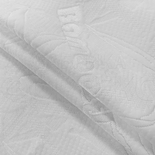 Матрасные комплектующие Матрасные ткани Трикотаж Матрасная ткань Bamboo T110 белый купить ОПТОМ Фортекс