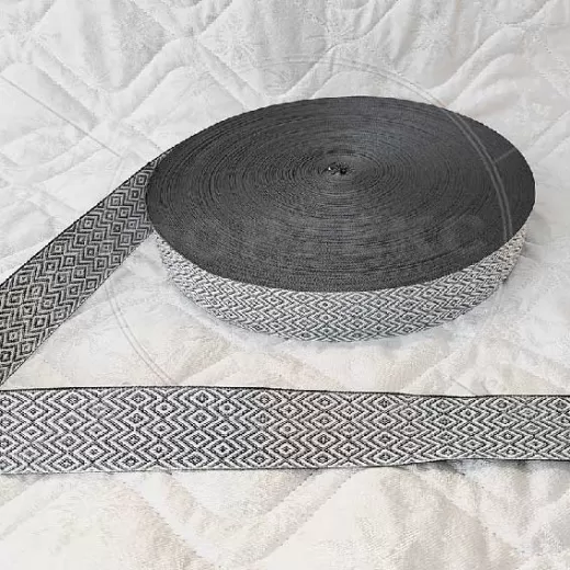 Лента окантовочная цветная А-РP 9.2 темно-серая оптом