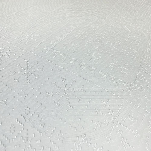 Трикотажное полотно FRTX 25 008 Оренбург Белый оптом для производства матрасов