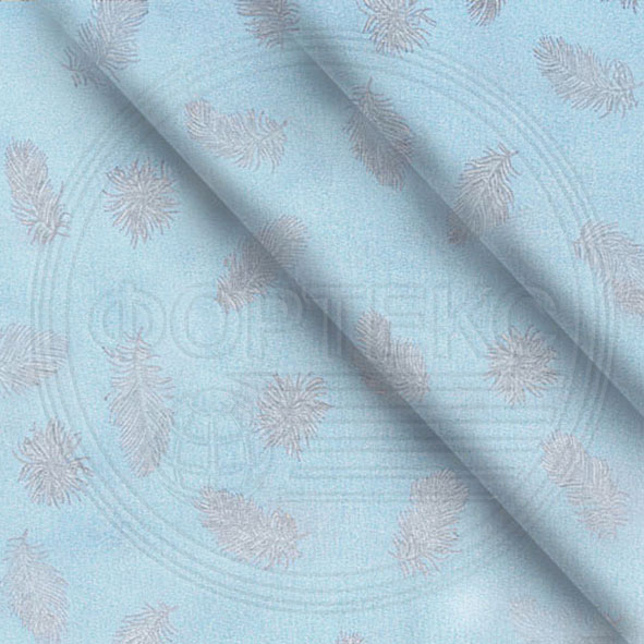 Ткань Тик набивной A19-571 silverA19-571 silver