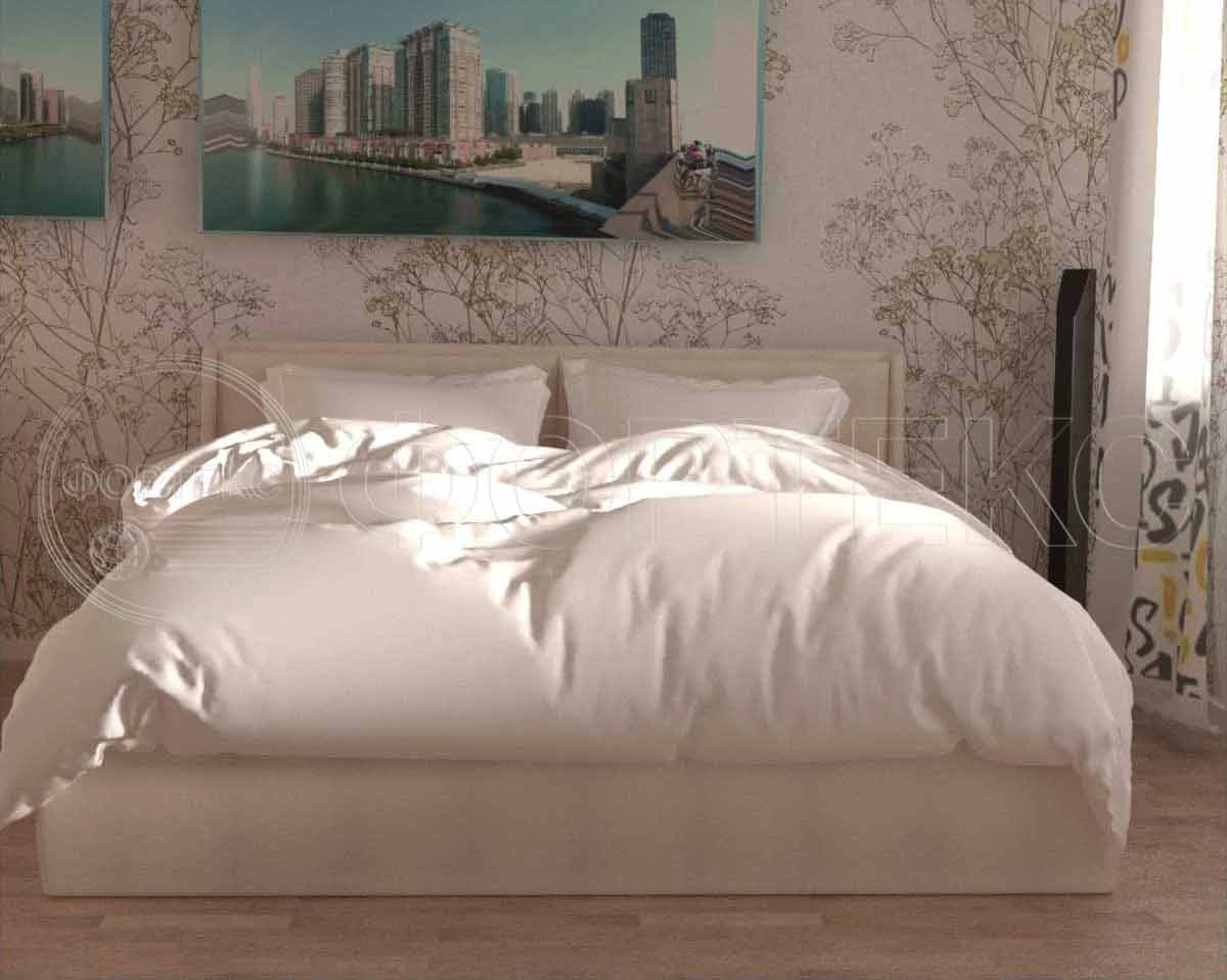 Твил-сатин гладкокрашеный White без рисунка, интерьер