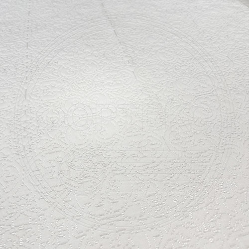 Трикотажное полотно FRTX 25 002 Касли Белый для матрасов и наматрасников