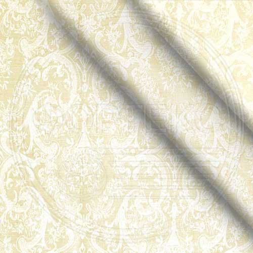 Поликоттон «белое на белом» 01-1001 beige бежевый, рисунок ажур