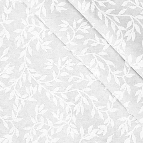 Ткани для постельного белья оптом Поликоттон 019-007 white купить ОПТОМ Фортекс