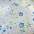 Тик смесовый набивной A1-6755 blue голубой, цветочный дизайн