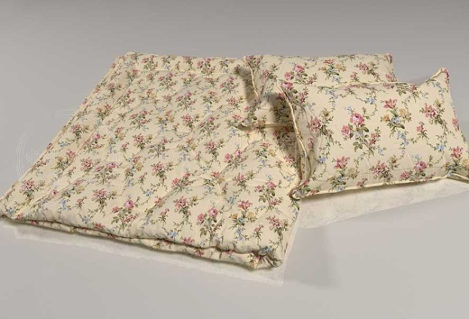 Поликоттон набивной оптом 01-27250 А, цветочный