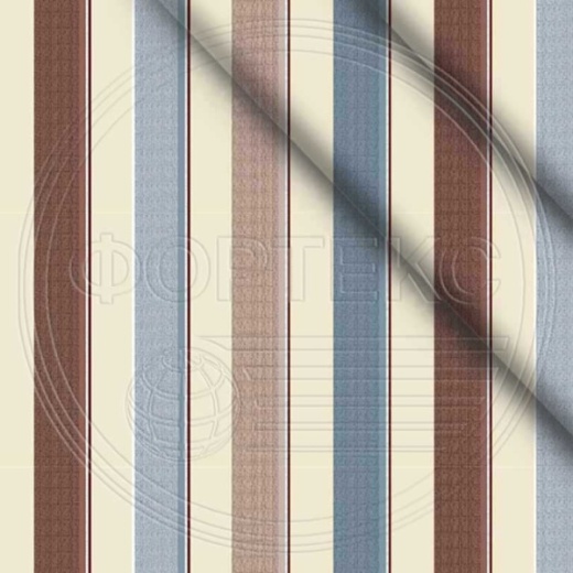 Ткань полиэстер набивной 55 гр. ZAI-194609 цветной, принт полоса