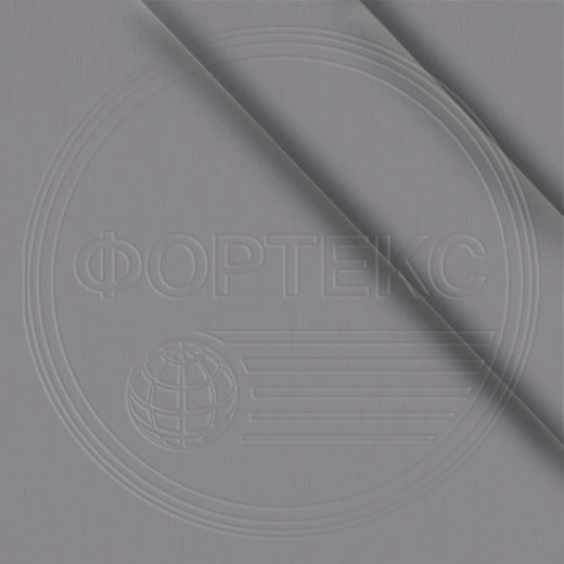 Твил-сатин гладкокрашеный Silver Filigree серый, без рисунка