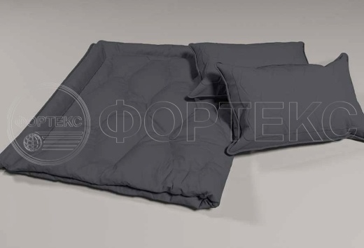 Поликоттон однотонный 01-Grey 18-0201 без рисунка