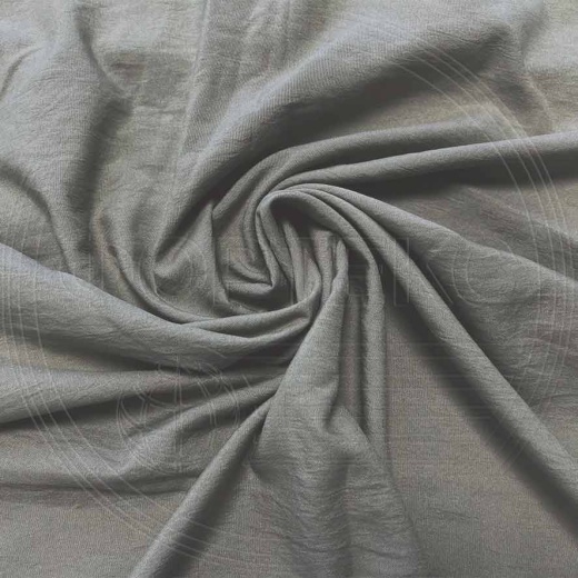 Микрофайбер мятый 5JG-Cloudburst пантон 17-1502 C серого цвета