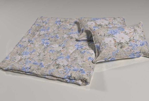 Ткань Тик хлопок набивной 39-15 beige беж., цветочный рисунок, интерьер