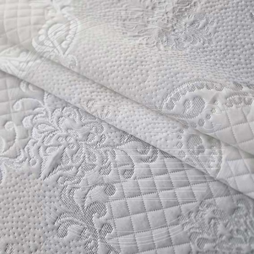 Трикотажное полотно X3478 white складка